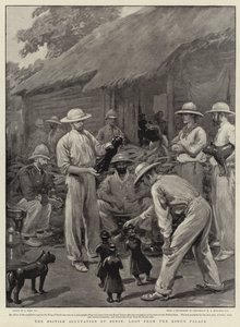De Britse Bezetting van Benin, Buit uit het Paleis van de Koning